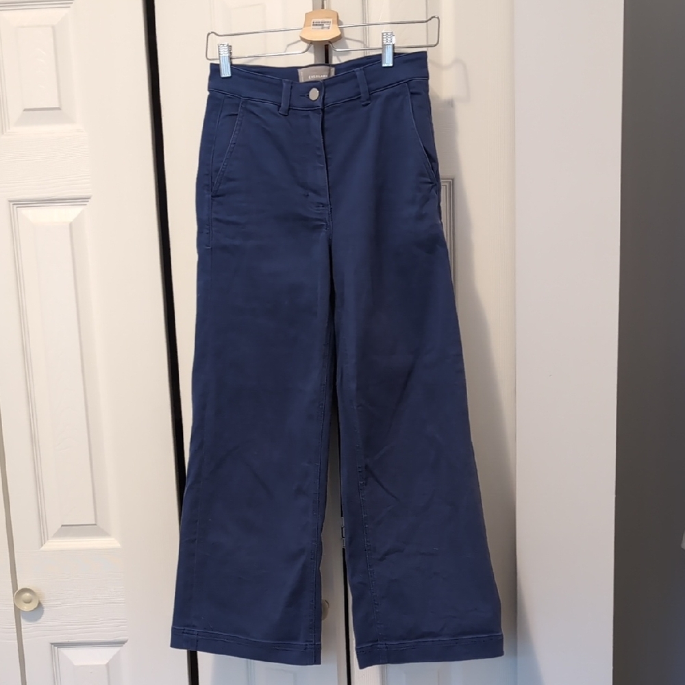 Everlane Wide Legged Cropped Pant